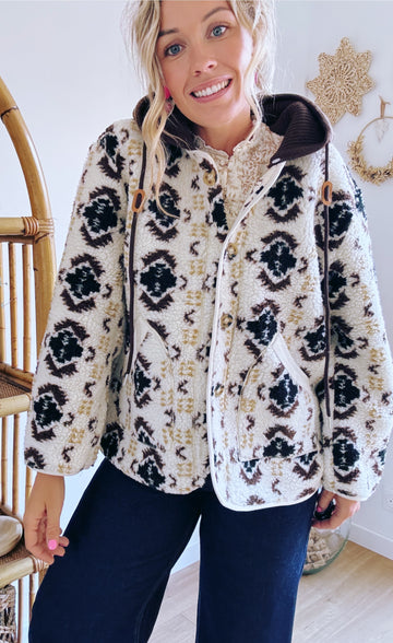 VESTE MOUMOUTE GABRILLE MARRON